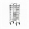 Carro Desmontable Ligero 15 Guias Gn 1/1 Inox. Carro Bandejas Acero Inoxidable PUJADAS