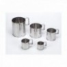 Recipiente 1/2 L. Medidas Liquidos Baja Inox. Medidores Acero Inoxidable CHEF SERVICE
