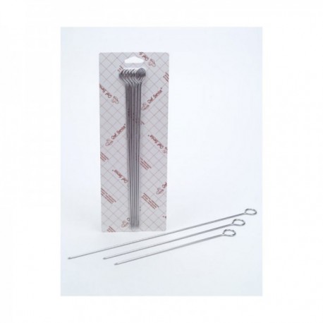 Pincho / Brocheta 30 Cm. Acero Inox. Brochetas Acero Inoxidable CHEF SERVICE