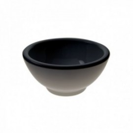 Bol Redondo 0.5 L. Apilable Melamina Negra Negro APS