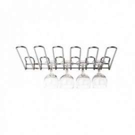 Rack para Colgar Copas 45 X 31.36 X 5.5 Cm. Rack Copas Acero Inoxidable TELLIER