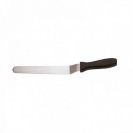 Espatula 22 Cm. Pp Negro + Acero Chef Angular Acero Inoxidable PADERNO