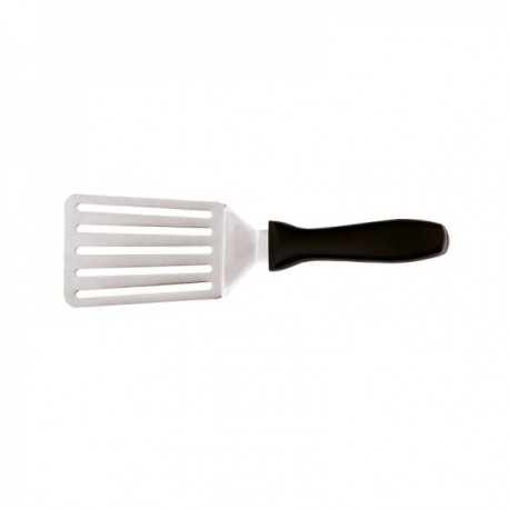 Paleta Perforada Flexible Pp Negro + Acero Acero Inoxidable PADERNO