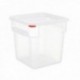 Contenedor 22.5 X 22.5 X 23 Cm. 8 Litros con Tapa Cajas Polipropileno ARAVEN
