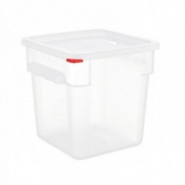 Contenedor 22.5 X 22.5 X 23 Cm. 8 Litros con Tapa Cajas Polipropileno ARAVEN