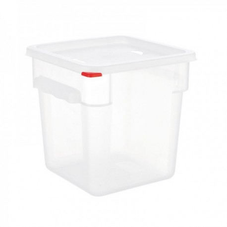Contenedor 22.5 X 22.5 X 23 Cm. 8 Litros con Tapa Cajas Polipropileno ARAVEN