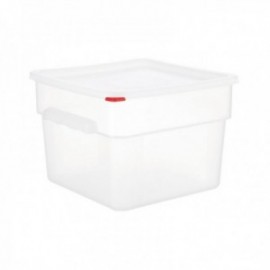 Contenedor 28.5 X 28.5 X 21 Cm. 12 Litros con Tapa Cajas Polipropileno ARAVEN