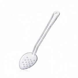 Cucharon 33 Cm. Perforado Policarbonato Transparte ARAVEN