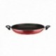 Paellera 34 Cm. 6 Raciones Marseille Rojo Acero Esmaltado VITREX