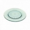 Plato 28 Cm. Llano Casual Vidrio Rustico Mesa Vidrio Reciclado SAN MIGUEL