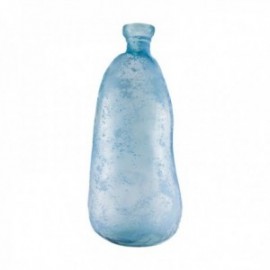 Jarron Anfora 51 Cm. Reactivo Azul Vidrio Rustico Simplicity Vidrio Reciclado SAN MIGUEL