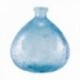 Jarron Anfora 23 Cm. Reactivo Azul Vidrio Rustico Simplicity Vidrio Reciclado SAN MIGUEL