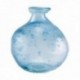 Jarron Anfora 18 Cm. Reactivo Azul Vidrio Rustico Simplicity Vidrio Reciclado SAN MIGUEL