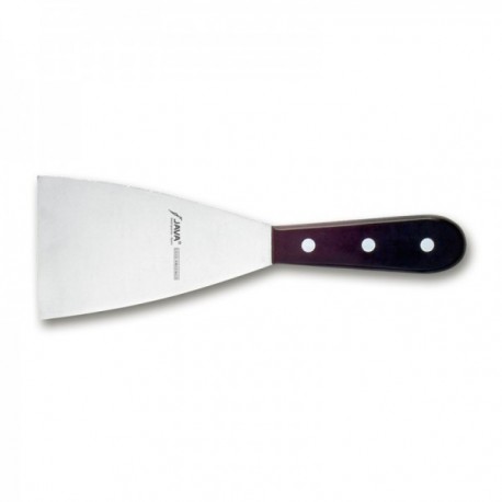 Espatula Plancha Cocina 8 Cm. Mango Polietileno Espatulas Acero Inoxidable JAVA