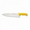 Cuchillo 30 Cm.punta Aguda Mango Inyectado Amarilo Carnicero Molibdeno Vanadio JAVA