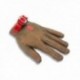 Guante Proteccion Malla L con Correa Azul Protector Acero Inoxidable IFA