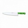 Cuchillo 25 Cm. Cocina Cebollero Mango Verde Molibdeno Vanadio JAVA