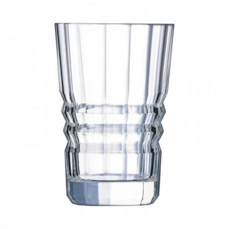 Caja 4 Vasos Altos Cristalín 36CL Architecte Cristal D'arques