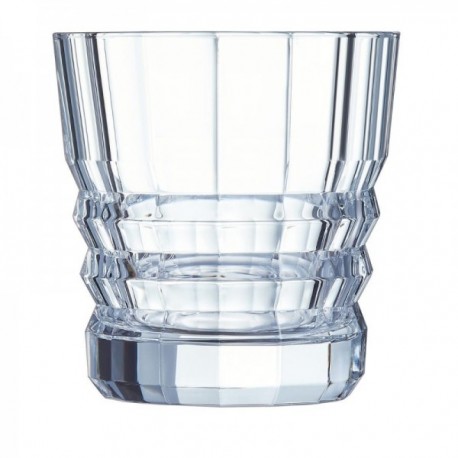 Caja 4 Vasos Bajos Cristalín 32CL Architecte Cristal D'arques