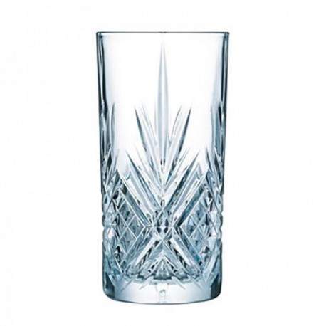 Caja 6 Vasos Altos Vidrio 38CL Broadway Arcoroc