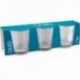 Set 3 Vasos Bajos Vidrio 26CL Diana Quid