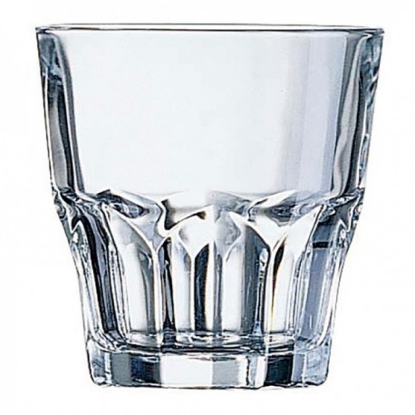 Caja 6 Vasos Bajos Vidrio 20CL Granity Arcoroc