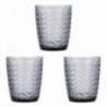 Set 3 Vasos Bajos Vidrio 30CL Illusion Bidasoa