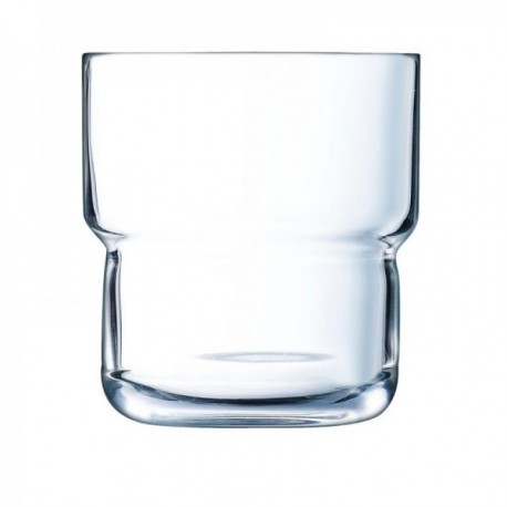 Caja 6 Vasos Bajos Vidrio 22CL Log Arcoroc