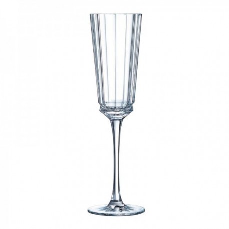 Caja 6 Copas Flauta Cristalín 17CL Macassar Cristal D'arques
