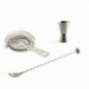 Set 3 Piezas Gin Tonic Acero Inoxidable 27CM - 19X10X2CM - 2 Y 4CL Mi Bar Koala