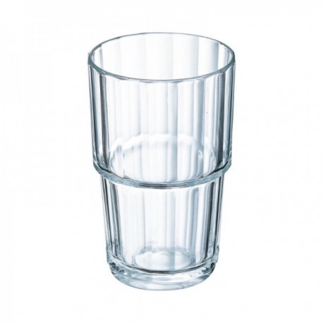 Caja 6 Vasos Altos Vidrio 27CL Noruega Arcoroc