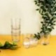 Set 6 Vasos Bajos Vidrio 26CL Rombos Quid