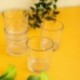 Set 6 Vasos Bajos Vidrio 26CL Rombos Quid