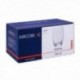 Caja 6 Vasos Altos Vidrio 35CL Salto Arcoroc