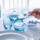 Caja 6 Vasos Bajos Vidrio 32CL Salto Ice Blue Arcoroc