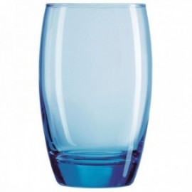 Caja 6 Vasos Altos Vidrio 35CL Salto Ice Blue Arcoroc