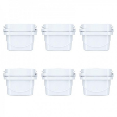 Set 6 Filtros Jarra Agua 30 DÍAS Single Life Evolve Aqua Optima