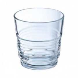 Caja 6 Vasos Bajos Vidrio 25CL Spirale Arcoroc