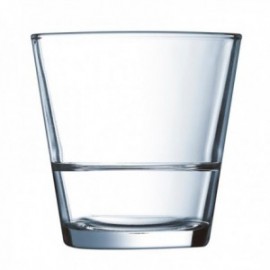 Caja 6 Vasos Bajos Vidrio 21CL Stack Up Arcoroc