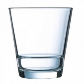 Caja 6 Vasos Bajos Vidrio 26CL Stack Up Arcoroc