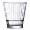 Caja 6 Vasos Bajos Vidrio 26CL Stack'up Cross Arcoroc