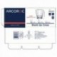Caja 6 Vasos Bajos Vidrio 26CL Stack'up Cross Arcoroc