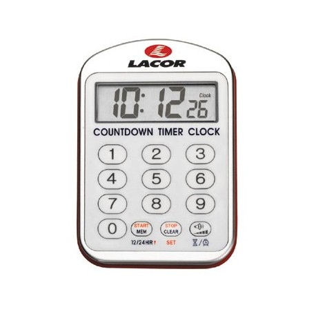 Reloj de cocina con alarma de Lacor