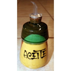 Aceitera artesanal de Cerámica