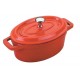 Cacerola oval aluminio fundido con tapa MINI Lacor