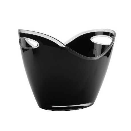 Cubo enfriabotellas negro Lacor