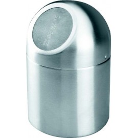 Papelera sobremesa c/tapa muelle Inox de Lacor