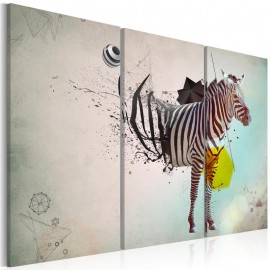 Quadro - zebra - abstracto