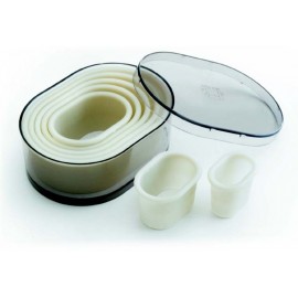 Caja de 7 cortapastas redondeado Nylon de Lacor