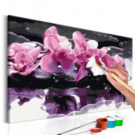 Quadro pintado por você - Purple Orchid